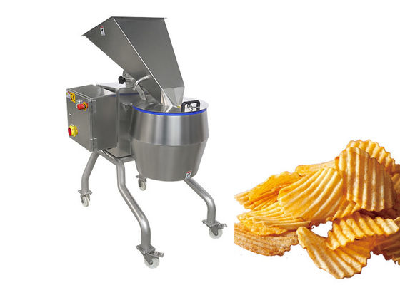 3T/H Groentenverwerkingsapparatuur V Scherpe chips van aardappelen Hoog snelheidsapparaat voor het snijden van wortelen en papaja 3000kg/h