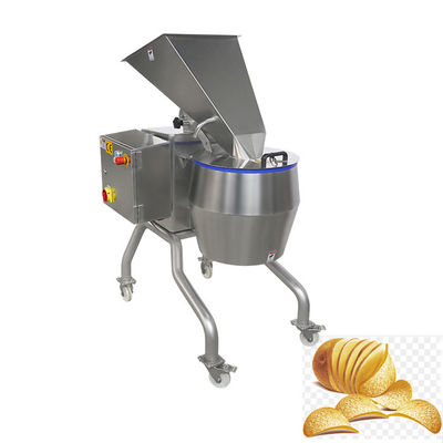 Zeer nauwkeurige aardappelsnijmachine en -schroefmachine met uitwisselbare snijkoppen