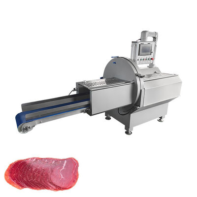 Portie snijmachine Bevroren rundvlees Chuck Roll Slicer Machine met 0,5-30 mm verstelbare plakdikte