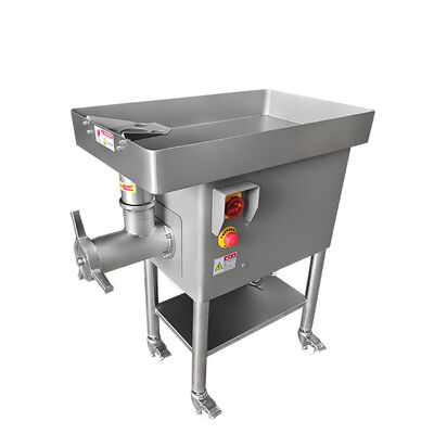 Industriële vleesmalmachine met een vermogen van 600 kg/uur, constructie van SUS 304 roestvrij staal en vermogen van 2,2 kW