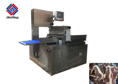 Automatische Dubbele het Vlees Snijdende Machine van de Bladsnijmachine voor de Bevroren Karbonade van Vlees/Ribs/Pork