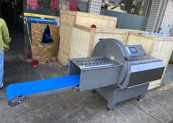 200pcs/mins commerciële Vleessnijmachine voor Bevroren het Lamsbacon van het Rundvleesvarkensvlees