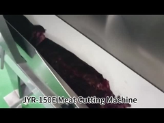 Industriële rundvlees snijmachines met transportband
