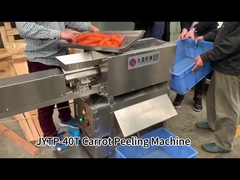 Commerciële wortelschiller voor groenteverwerker met 40-60 stuks/min